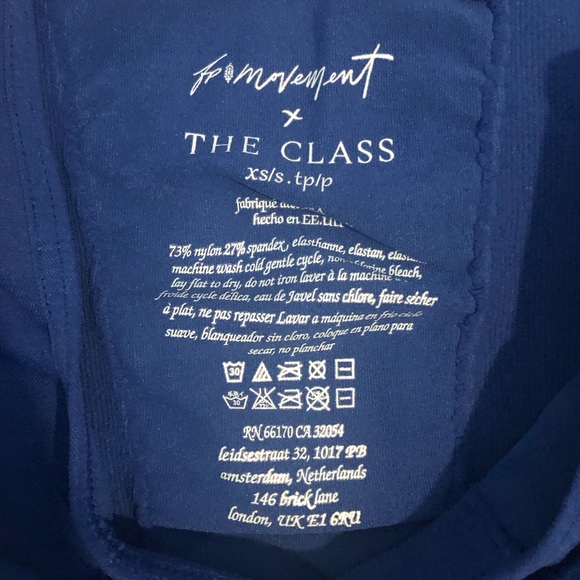 Free People Good Karma Flared Onesie In Blue Indigo. NWOT! Sz XS/S - Picture 8 of 8